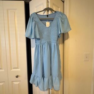 Light Blue Kids Dress